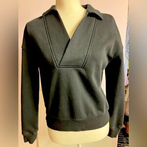 Banana Republic Women’s Pullover Top/Sweatshirt, XS, Black, Casual/Leisure